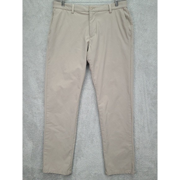 Vineyard Vines Mens On The Go OTG Khaki Pants Size 34x32 Chinos Casual Stretch - Picture 1 of 11